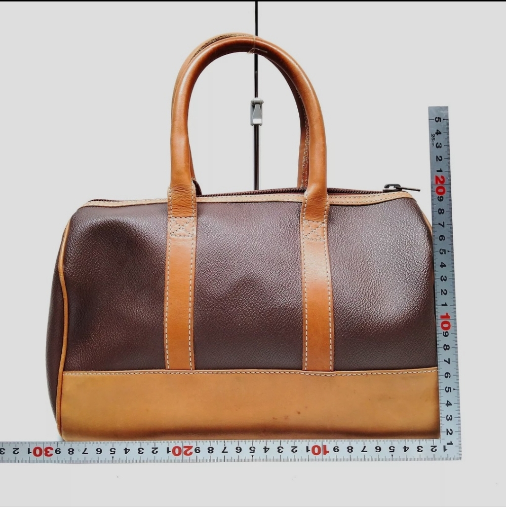 LOEWE Brown Leather Amazona Anagram Boston Bag/Satchel - Perfect Fall - Picture 7 of 9